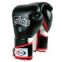 Fairtex BGV6 Боксерские Перчатки Тайский Бокс "Stylish Angular Sparring" Черно-Красно-Белые