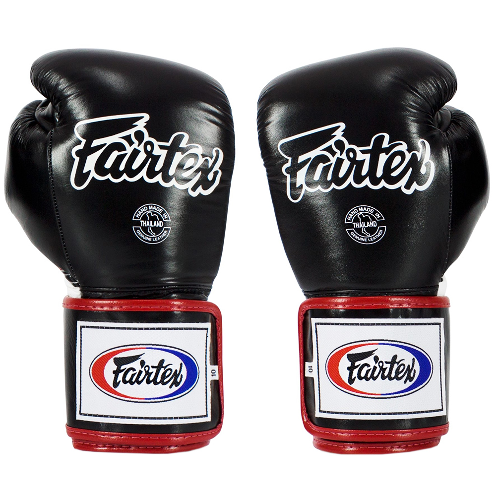 Боксерские перчатки Fairtex BGV5 Super Sparring Black-White-Red