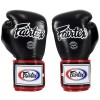 Fairtex BGV5 Боксерские Перчатки Тайский Бокс "Super Sparring" Черно-Бело-Красные