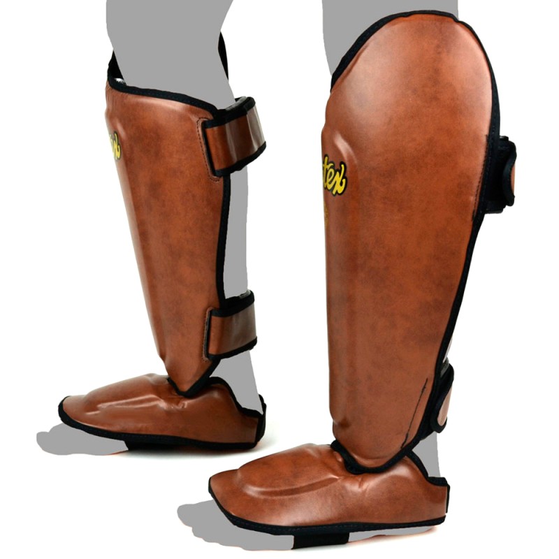 Fairtex SP8 Защита Голени "Ultimate" Коричневый