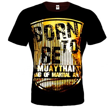  Born To Be MT8044 Футболка Тайский Бокс Хлопок Черная