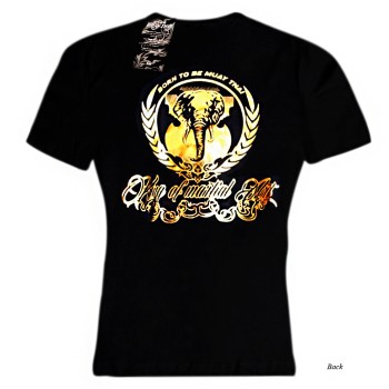  Born To Be MT8044 Футболка Тайский Бокс Хлопок Черная