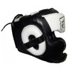 Fairtex HG13 Боксерский Шлем Тайский Бокс "Diagonal Vision Sparring" Черно-Белый