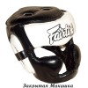 Fairtex HG13 Боксерский Шлем Тайский Бокс "Diagonal Vision Sparring" Черно-Белый