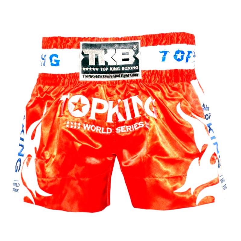 Top King Шорты Тайский Бокс "World Series" Красные