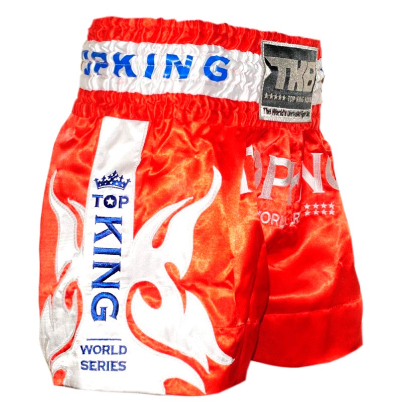 Top King Шорты Тайский Бокс "World Series" Красные