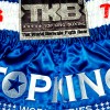 Top King Шорты Тайский Бокс "World Series" Синие