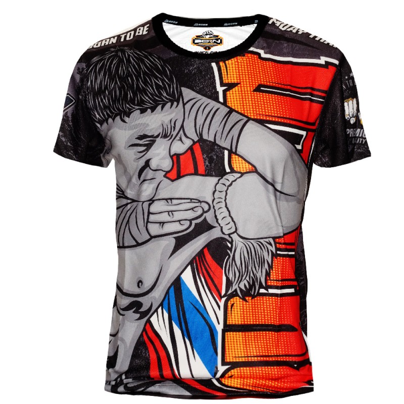 Born To Be PSBT-06 Футболка Тайский Бокс Тренировочная Микрополиэстер