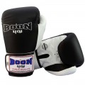 Boon BGCBK Боксерские Перчатки Тайский Бокс Черно-Белые