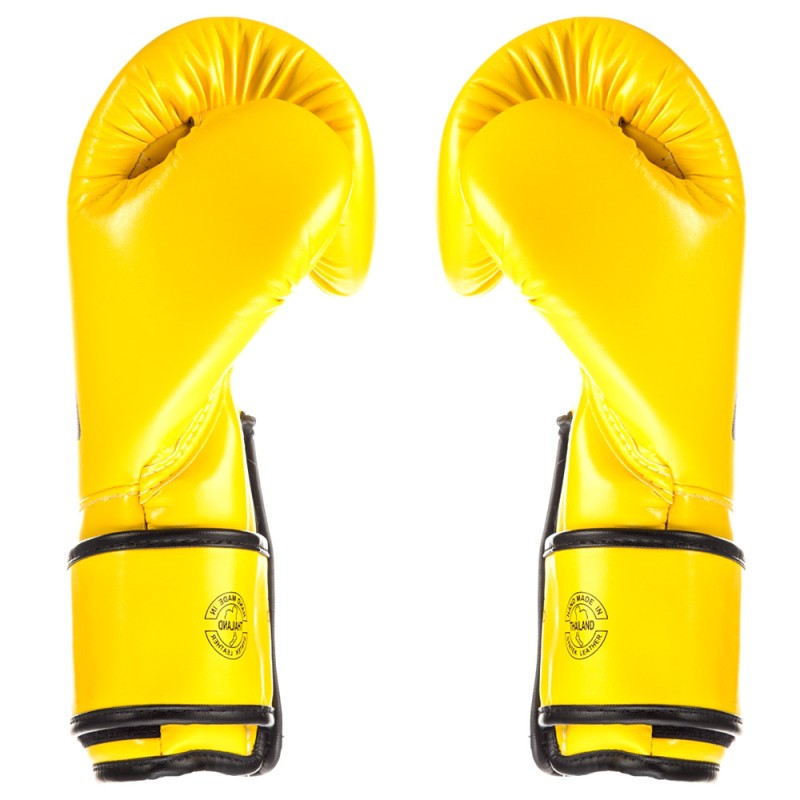 Fairtex BGV14 Боксерские Перчатки Тайский Бокс Желтые