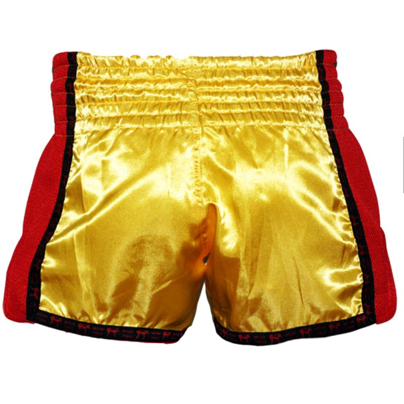 Lumpinee LUM-17 Тайские Шорты Лумпини Ретро Желтые