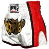 Lumpinee LUM-17 Тайские Шорты Лумпини Ретро Белые