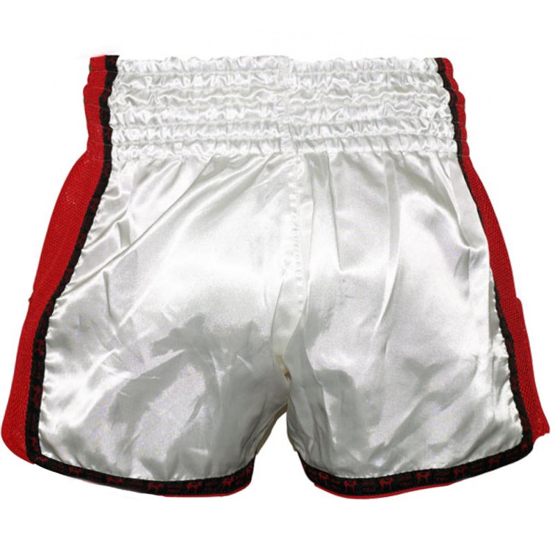 Lumpinee LUM-17 Тайские Шорты Лумпини Ретро Белые