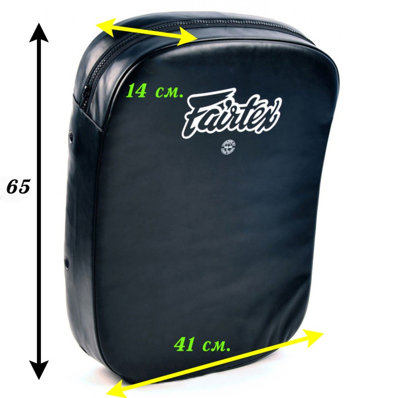 Fairtex FS3 Макивара Тайский Бокс "Curved Versatile Kick Shield" Черный