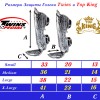 Top King TKSGSS-02 Защита Голени Тайский Бокс "Super Snake" Серебро (Розовое)