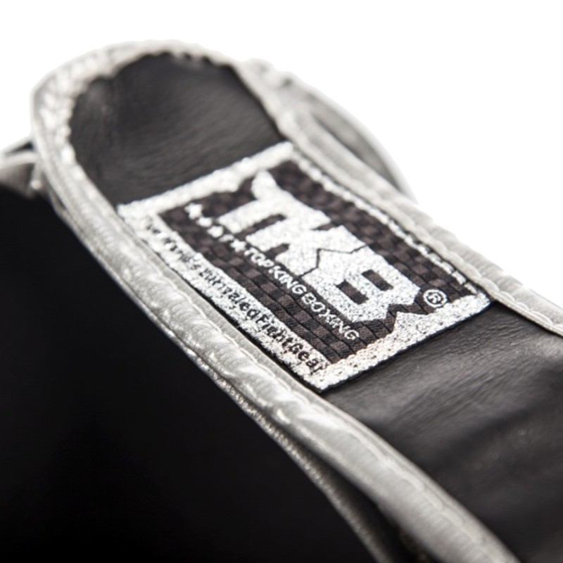 Top King TKSGSS-02 Защита Голени Тайский Бокс "Super Snake" Серебро (Черное)