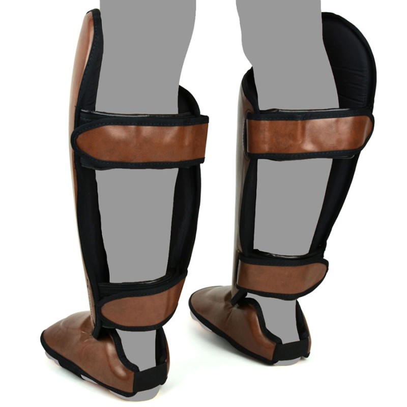 Fairtex SP8 Защита Голени "Ultimate" Коричневый