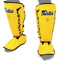 Защита для ног кикбоксинг цена Fairtex SP7 Twister  Желтая