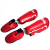 Fairtex SP7 Защита Голени "Twister Detachable In-Step" Разборная Красный