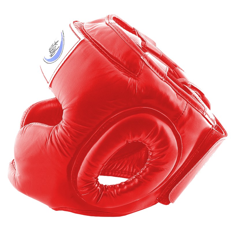 Fairtex HG3 Боксерский Шлем Тайский Бокс "Full Coverage Style" Красный