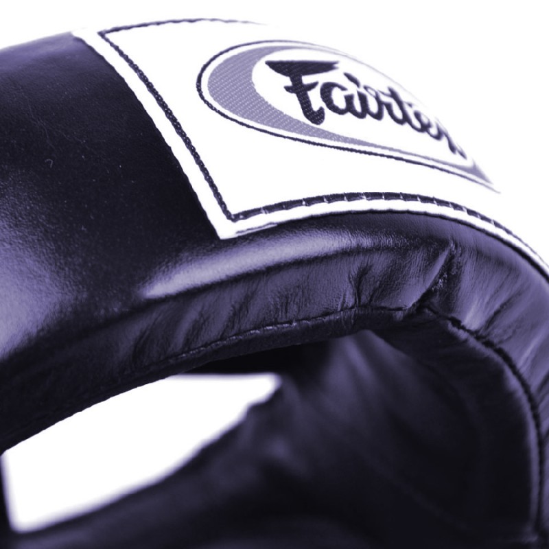 Fairtex HG3 Боксерский Шлем Тайский Бокс "Full Coverage Style" Синий