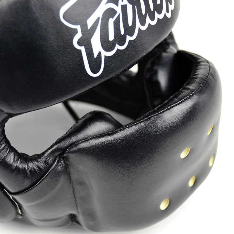 Fairtex HG14 Боксерский Шлем Тайский Бокс "Full Face" Черный