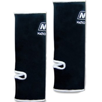 Nationman Суппорт Голеностопа Тайский Бокс Черный