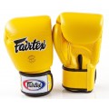 Fairtex BGV1 Боксерские Перчатки Тайский Бокс Желтые