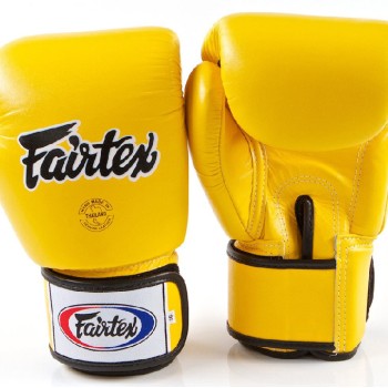 Fairtex BGV1 Боксерские Перчатки Тайский Бокс Желтые