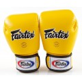 Fairtex BGV1 Боксерские Перчатки Тайский Бокс Желтые