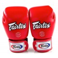 Fairtex BGV1 Боксерские Перчатки Тайский Бокс Красные