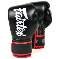 Fairtex BGV14 Боксерские Перчатки Тайский Бокс Черные