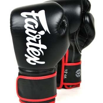 Fairtex BGV14 Боксерские Перчатки Тайский Бокс Черные
