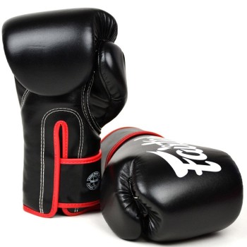 Fairtex BGV14 Боксерские Перчатки Тайский Бокс Черные