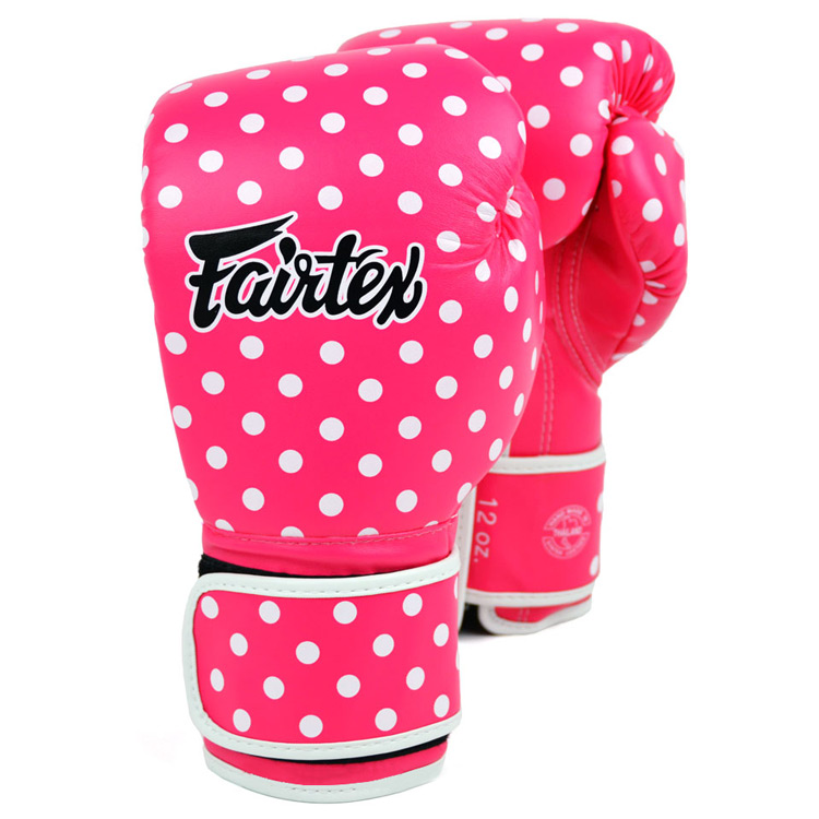Fairtex BGV14 Боксерские Перчатки Тайский Бокс "Vintage Art Polka Dot 1854"