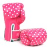 Fairtex BGV14 Боксерские Перчатки Тайский Бокс "Vintage Art Polka Dot 1854"