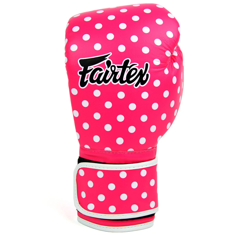 Fairtex BGV14 Боксерские Перчатки Тайский Бокс "Vintage Art Polka Dot 1854"