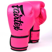 Fairtex BGV14 Боксерские Перчатки Тайский Бокс Розовые