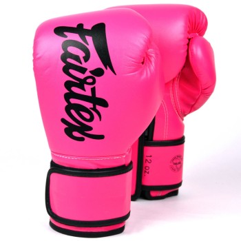 Fairtex BGV14 Боксерские Перчатки Тайский Бокс Розовые 